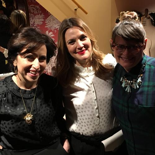 Whipped Bakeshop Founder Zoe Lukas with Drew Barrymore and Darcy Miller