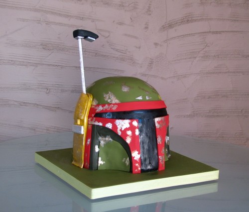 Boba Fett Star Wars Cake by Whipped Bakeshop