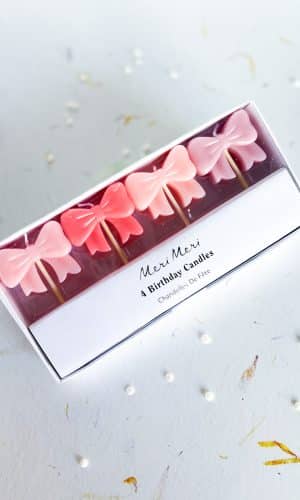 Bow Birthday Candles