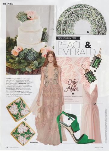 Whipped Bakeshop Cookies Appear in Bride's Magazine