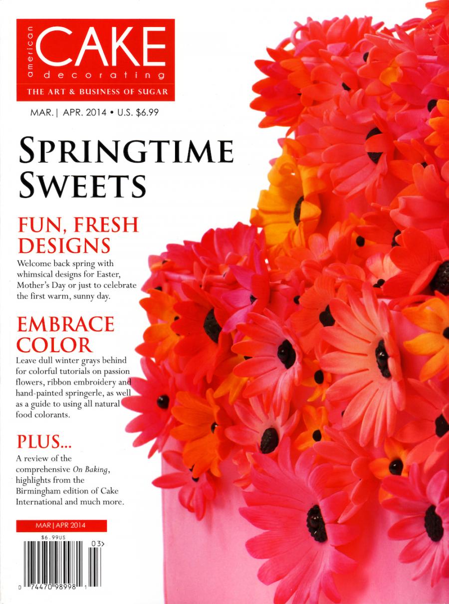 Cake Decorating Magazine Cover Featuring Whipped Bakeshop