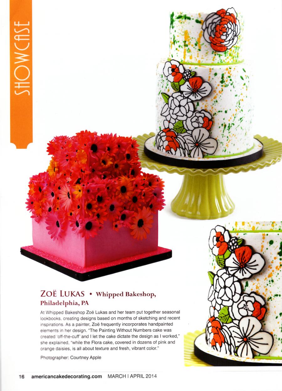 American Cake Decorating Magazine Features Whipped Bakeshop Cakes
