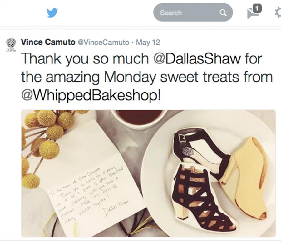 Vince Camuto Shoe Cookies Whipped Bakeshop