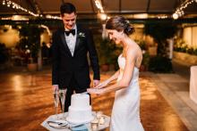 Whipped Bakeshop Philadelphia Wedding Cake Photo by Brittney Raine Photography