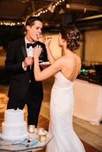 Whipped Bakeshop Philadelphia Wedding Cake Photo by Brittney Raine Photography