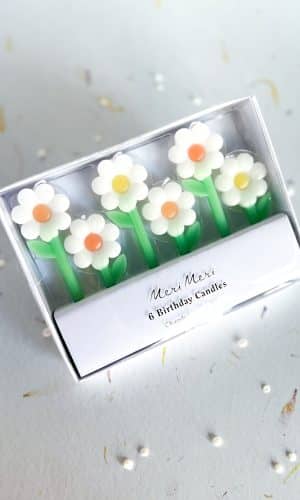 Daisy Birthday Candles