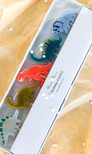 Dinosaur Birthday Candles