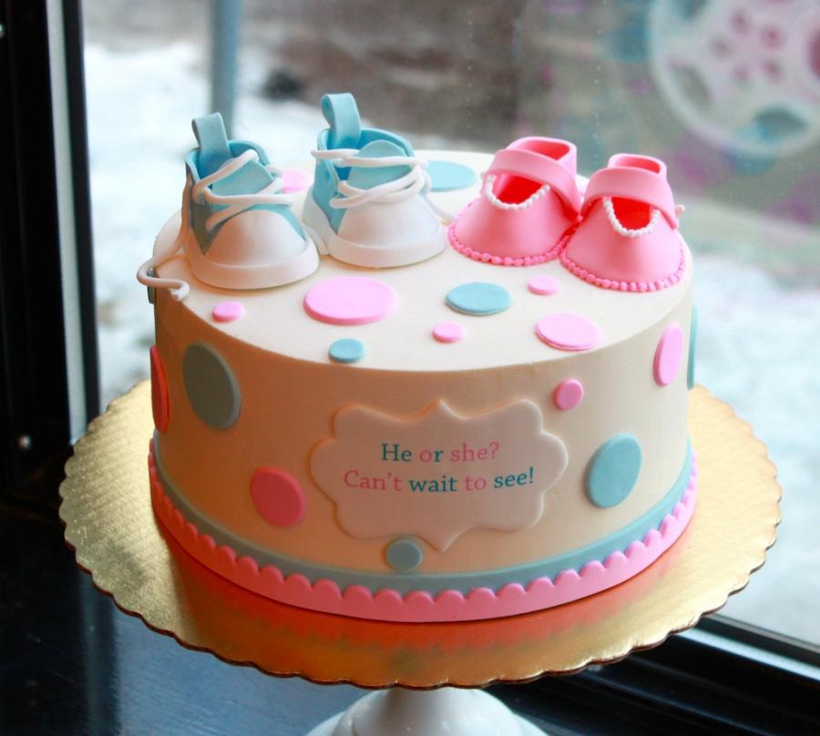 Gender Reveal Cake by Whipped Bakeshop
