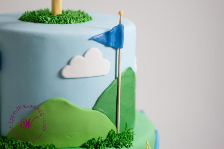 Golf Cake by Whipped Bakeshop in Philadelphia