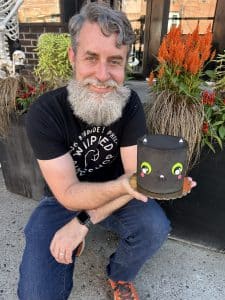 Halloween mini bat cake by Whipped Bakeshop in Philadelphia