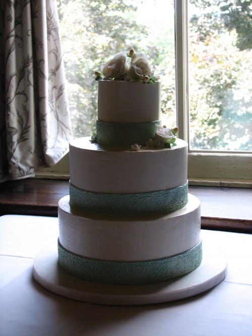 Three-Tier Buttercream Wedding Cake by Whipped Bakeshop