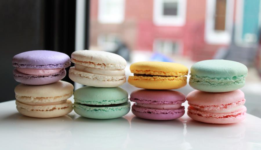 Colorful French Macarons by Whipped Bakeshop in Philadelphia