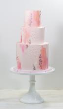 Painted Philadelphia Wedding Cake by Whipped Bakeshop