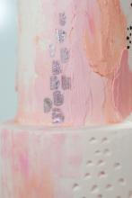 Painted Philadelphia Wedding Cake by Whipped Bakeshop