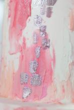 Painted Philadelphia Wedding Cake by Whipped Bakeshop