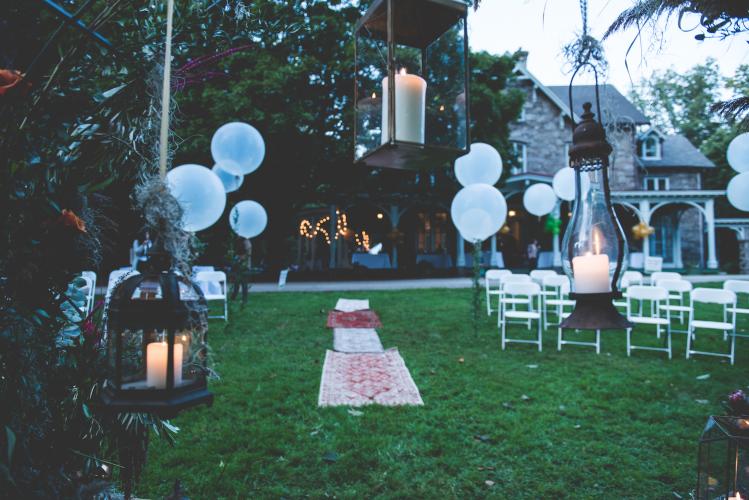 Photo by BG Productions Awbury Arboretum Wedding Venue