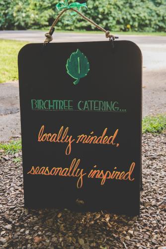 Photo by BG Productions Birchtree Catering at Awbury Arboretum