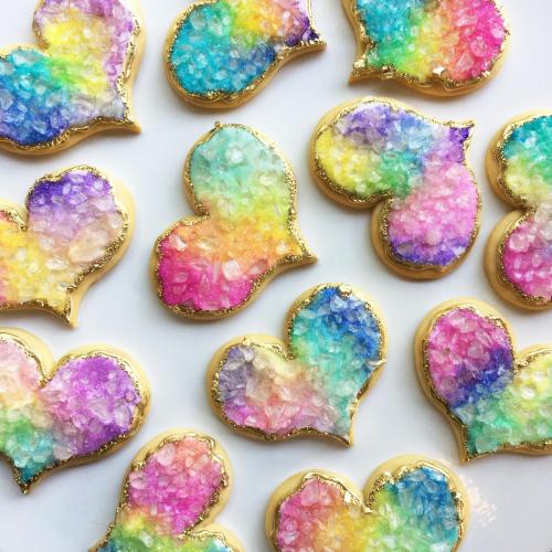 Geode Cookies by Whipped Bakeshop in Philadelphia, PA Rainbow Geode Cookies by Whipped Bakeshop