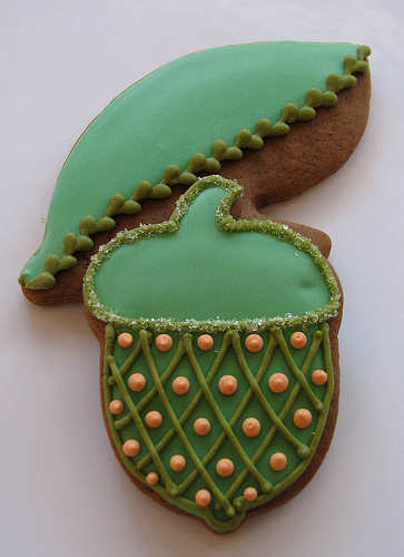 Working with greens.