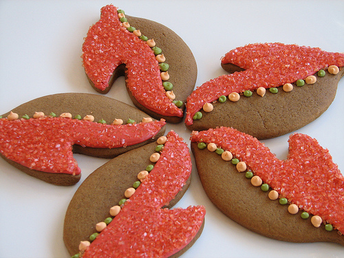 Some abstract leaves.