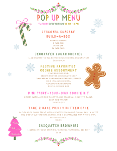 Whipped Bakeshop Holiday Pop Up 2025