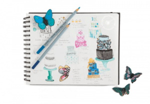 Custom wedding cake designs by Whipped Bakeshop in Philadelphia