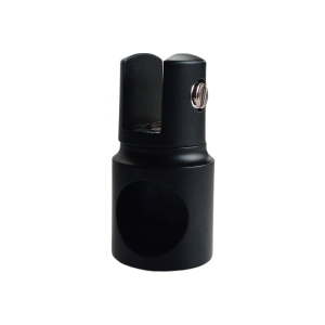 Glass connector 19mm (black)