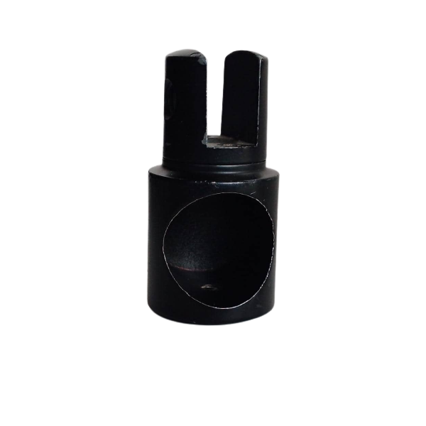 Glass connector 25mm (black)